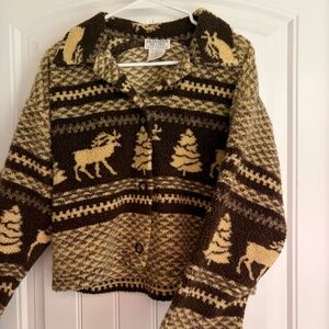 Vintage Western Sweater Cardigan